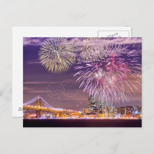 Carte Postale Fireworks (Devant / Derrière)