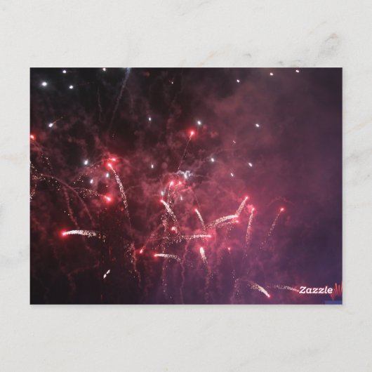 Carte postale Fireworks (Dos)