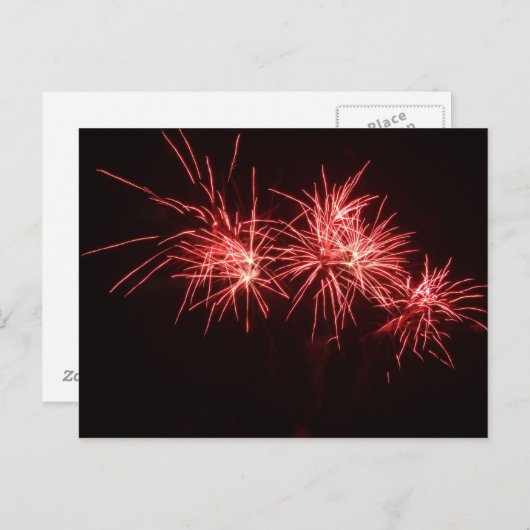 Carte postale Fireworks (Devant / Derrière)