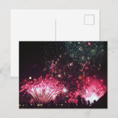 Carte postale Fireworks (Devant / Derrière)