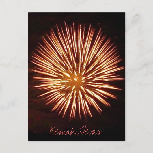 Carte postale Fireworks1c - customisée (Devant)