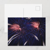 Carte Postale Fireworks #1 (Devant / Derrière)