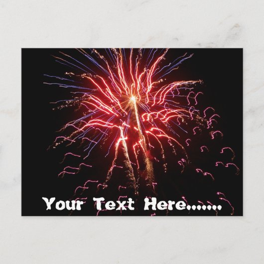 Carte Postale Fireworks 2 (Devant)