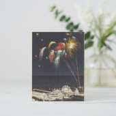 Carte Postale Fireworks de Coney Island (Debout devant)