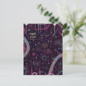 Carte Postale Fireworks Display: Abstract Art  (Debout devant)