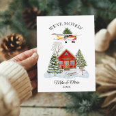 Carte Postale First Christmas New Home Cessna Airplane and Tree