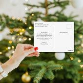 Carte Postale First Christmas New Home Cessna Airplane and Tree