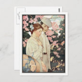 Carte Postale First Love par Jessie Willcox Smith (Devant / Derrière)