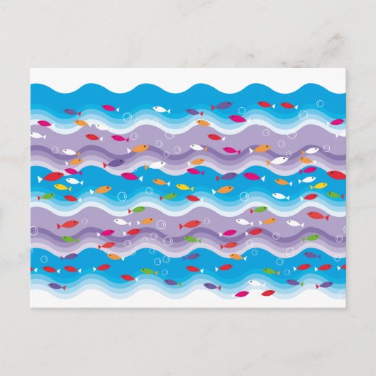 Carte Postale Fis de mer dans (Devant)