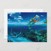 Carte Postale Fische - Postkarte (Devant / Derrière)