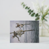 Carte Postale Fischer au Sri Lanka- Postkarte (Debout devant)