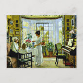 Carte Postale Fischer - Thé après-midi (Devant)