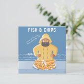 Carte postale Fish and Chips (Debout devant)