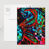 Carte postale "Fish Tail" JTG Art (Devant / Derrière)