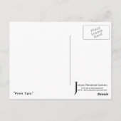 Carte postale "Fish Tail" JTG Art (Dos)