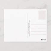 Carte Postale Fish you were here - poisson romantique (Dos)