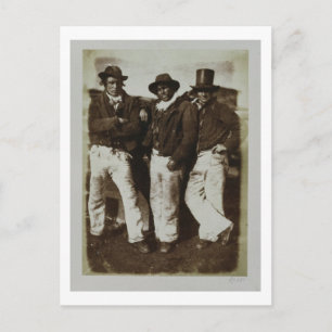 Carte Postale Fishermen Ashore, c.1843-47 (papier salé imprimé à