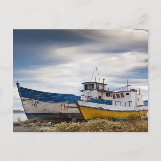 Carte Postale Fishing boats (Devant)