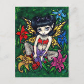 Carte postale "Fishnets and Flowers" (Devant)