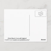 Carte Postale Fistral Beach Newquay Cornwall Angleterre (Dos)