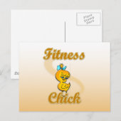 Carte Postale Fitness Chick (Devant / Derrière)