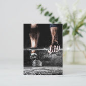 Carte Postale Fitness Weightlifting Gym entraînement (Debout devant)