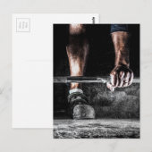 Carte Postale Fitness Weightlifting Gym entraînement (Devant / Derrière)