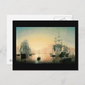 Carte Postale Fitz Hugh Lane Boston Harbour (Devant / Derrière)