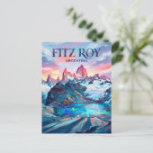 Carte Postale Fitz Roy Argentine (Debout devant)