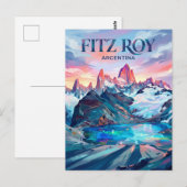 Carte Postale Fitz Roy Argentine (Devant / Derrière)