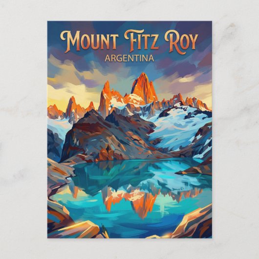 Carte Postale Fitz Roy Trek Argentina (Devant)