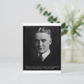 Carte Postale Fitzgerald "Deux âmes" & Citer Tee - shirts et cad (Debout devant)