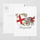 Carte Postale Fitzgerald Family Crest (Devant / Derrière)