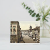 Carte Postale Fiume, le Corso, Croatie, Austro-Hongrie classique (Debout devant)