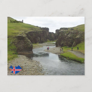 Carte Postale Fjaðrárgljúfur, Sud-Est de l'Islande