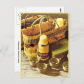 Carte Postale Flacon publicitaire vintage (Devant / Derrière)