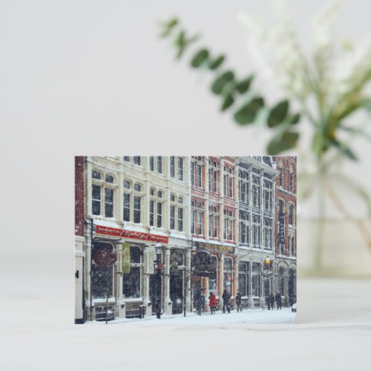 Carte Postale Flacons de neige à Toronto (Debout devant)