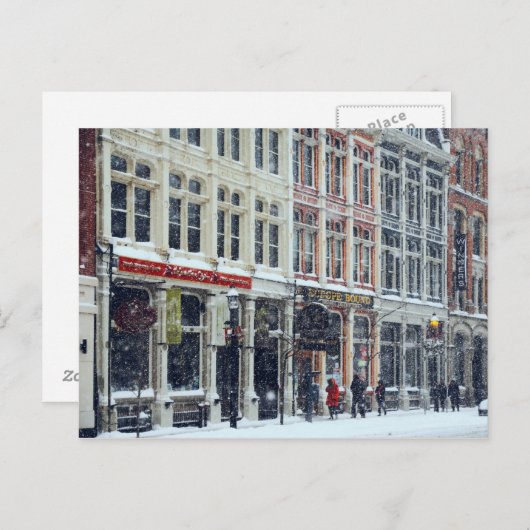 Carte Postale Flacons de neige à Toronto (Devant / Derrière)