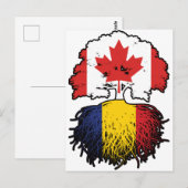 Carte Postale Flag des Trots du Canada (Devant / Derrière)