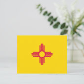 Carte Postale Flag du Nouveau-Mexique (Debout devant)