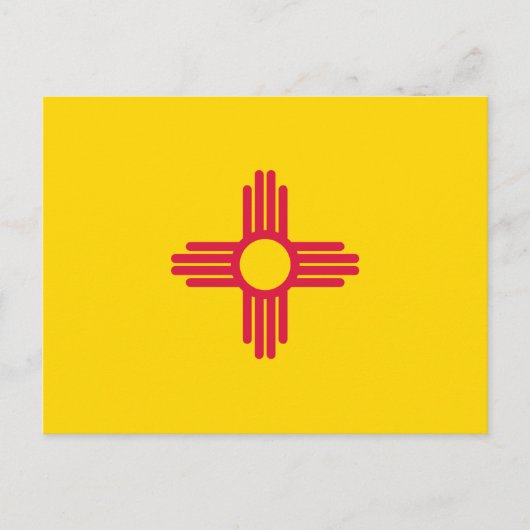 Carte Postale Flag du Nouveau-Mexique (Devant)