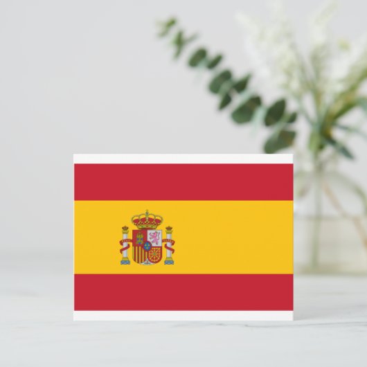 Carte Postale Flag of Spain - Bandera (Debout devant)