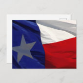 Carte Postale Flag of Texas Pop Art (Devant / Derrière)