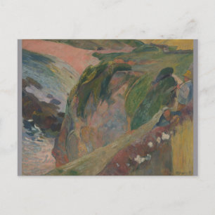 Carte Postale Flageolet Player sur Cliff Paul Gauguin