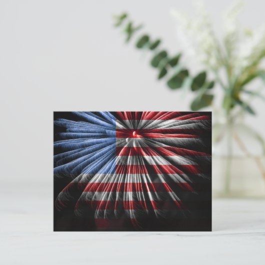 Carte Postale FlagFireworks (Debout devant)