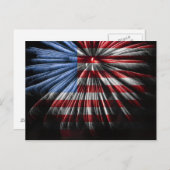 Carte Postale FlagFireworks (Devant / Derrière)