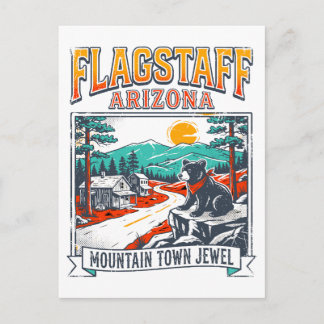 Carte Postale Flagstaff Arizona Jewel de ville de montagne Honol
