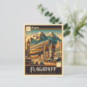 Carte Postale Flagstaff, Arizona | VINTAGE (Debout devant)