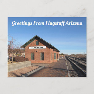 Carte Postale Flagstaff "Vieux Dépôt" Arizona