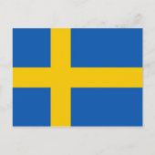 Carte postale Flah Suède (Devant)